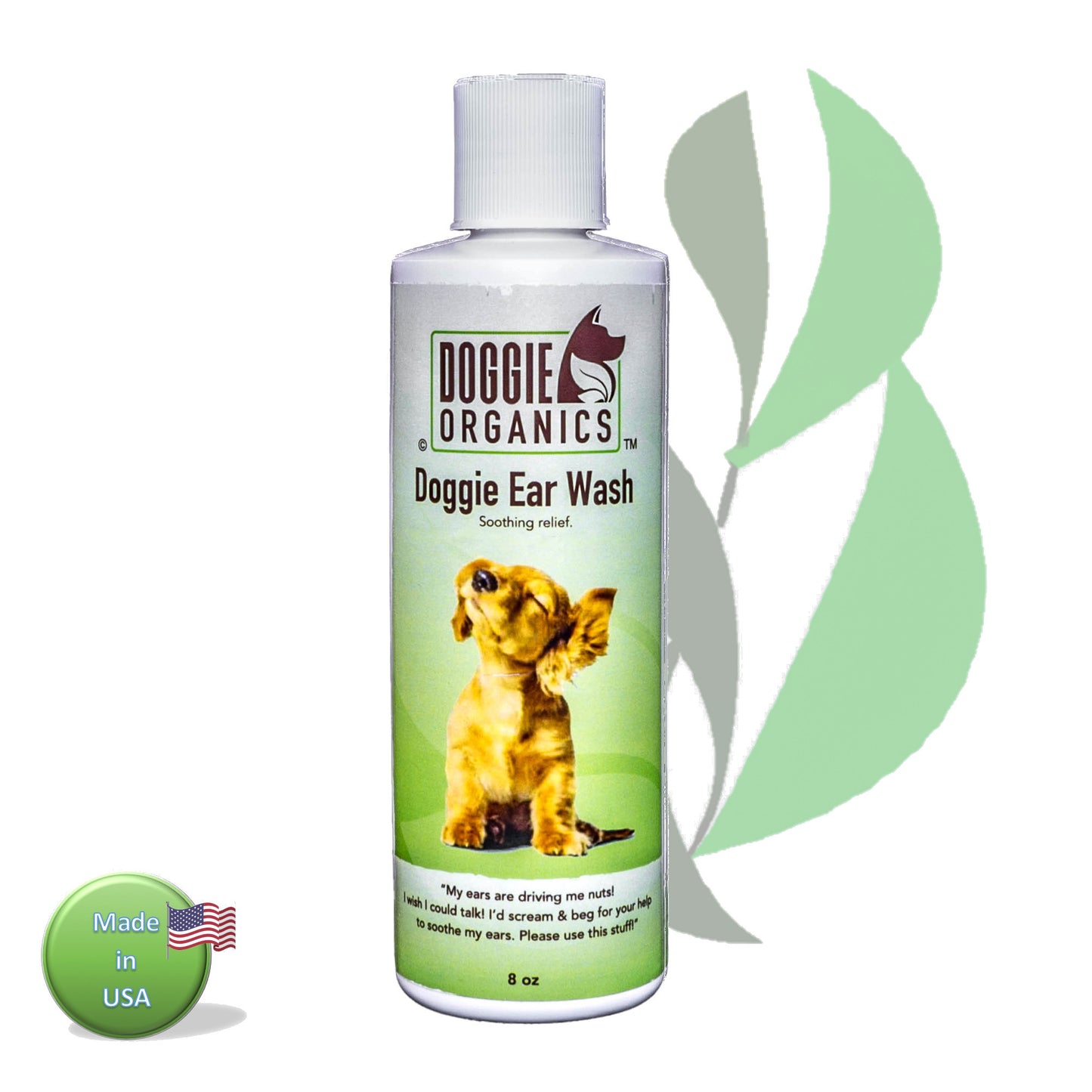 Doggie EarWash by Doggie Organics.
