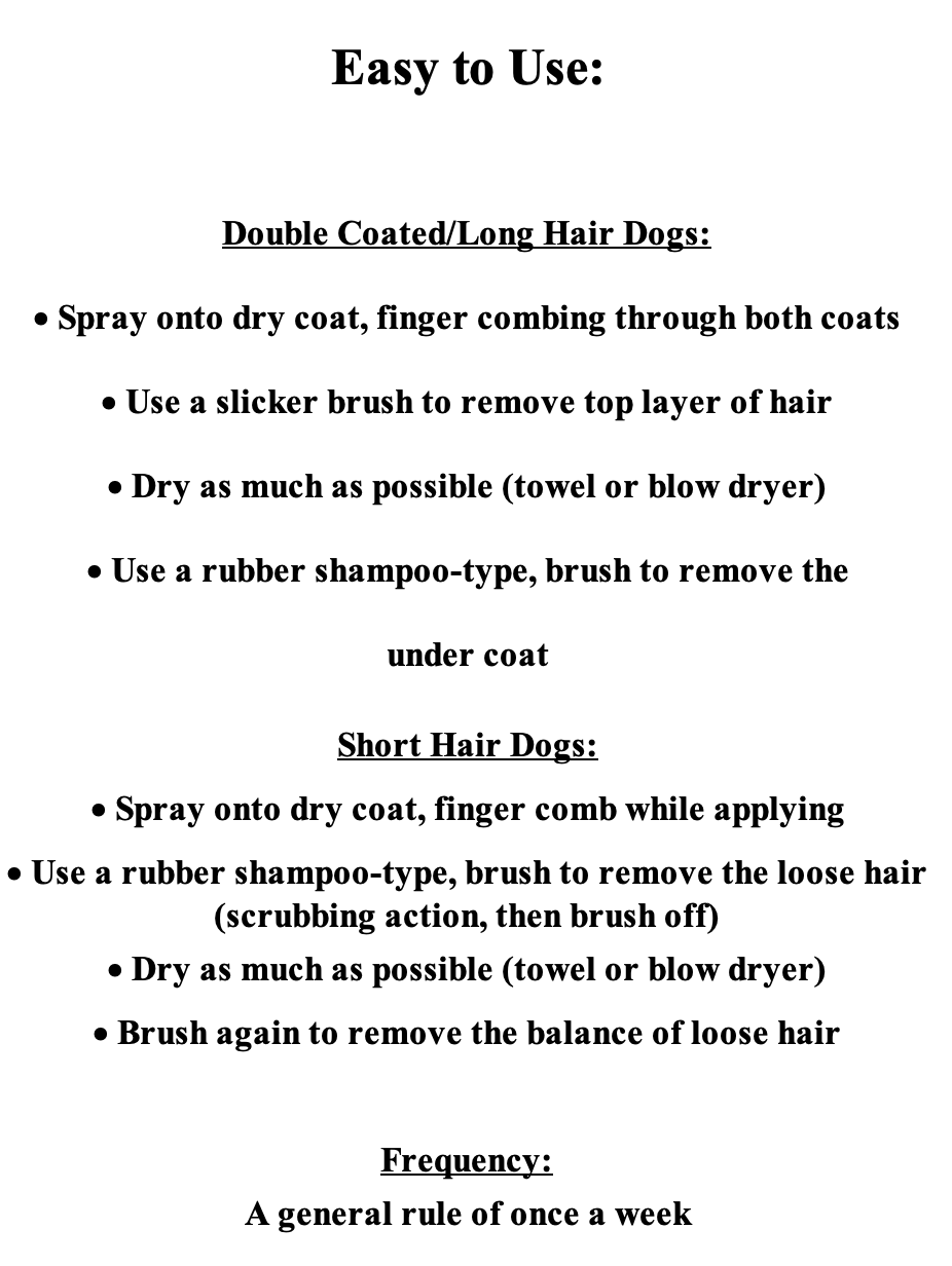 Doggie D-Shed - Directions easy to use